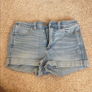 Abercrombie & Fitch Light Blue Jean Shorts
